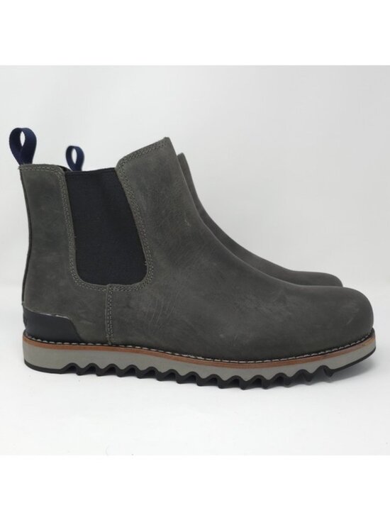 Territory Yellowstone Grey Waterproof Leather Chelsea Boots 11.5W main image 10
